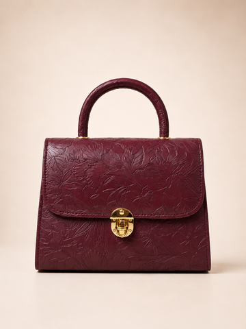 Royal Burgundy Satchel