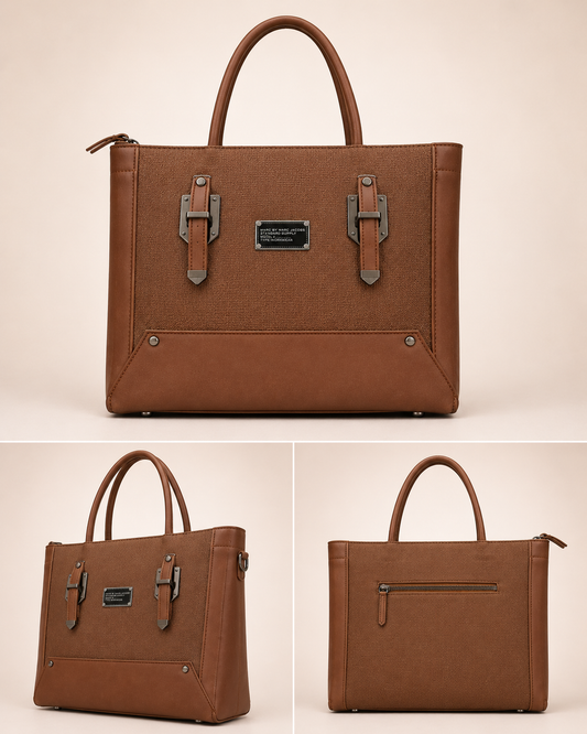 Cocoa Brown Executive Tote
