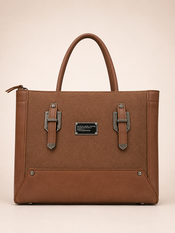 Cocoa Brown Executive Tote