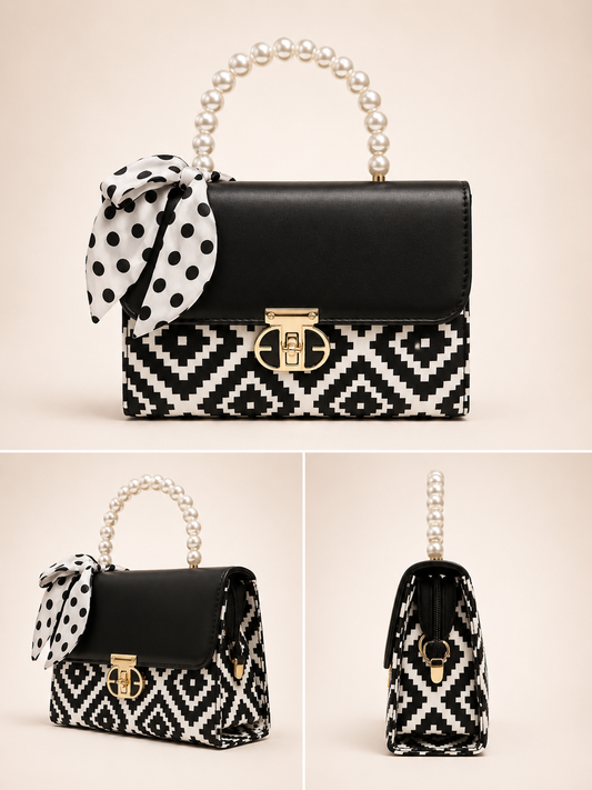 Midnight Pearl Noir Bag