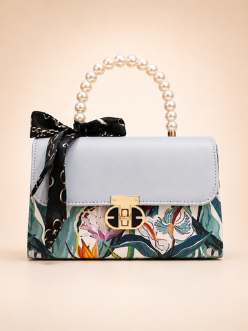 Ivory Bloom Sky Bag