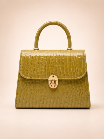 Gold Croc Bag