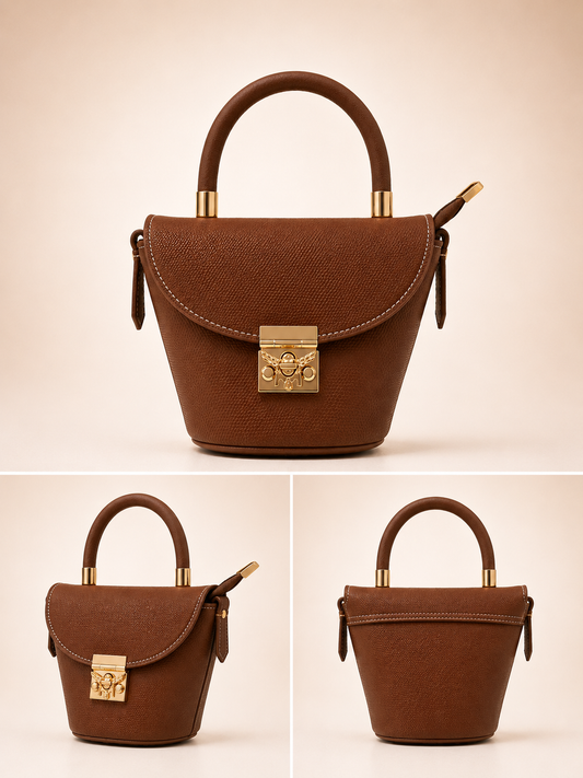 Laila’s Bucket  Dark Brown