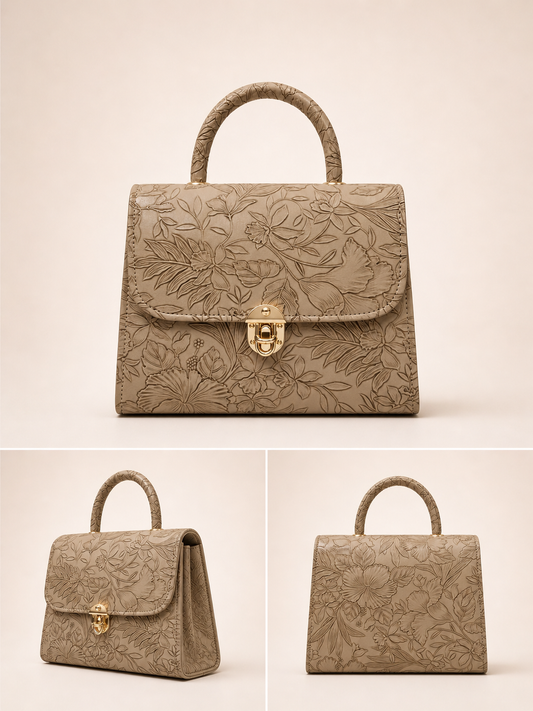 Caramel Fluer Satchel