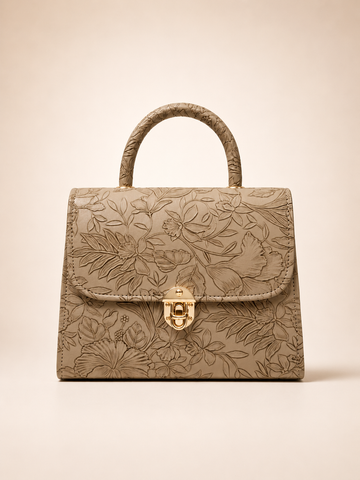 Caramel Fluer Satchel