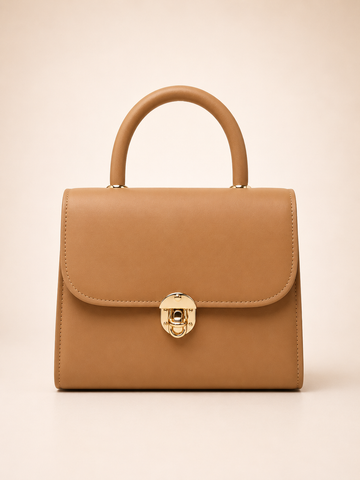 Plain Bronze Satchel