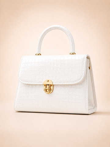 Royal Ivory White Satchel